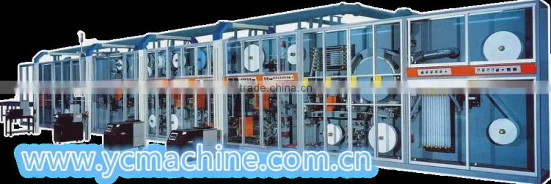 high speed panty liner production machine(Cross Direction)(YC-HD1000-SV)