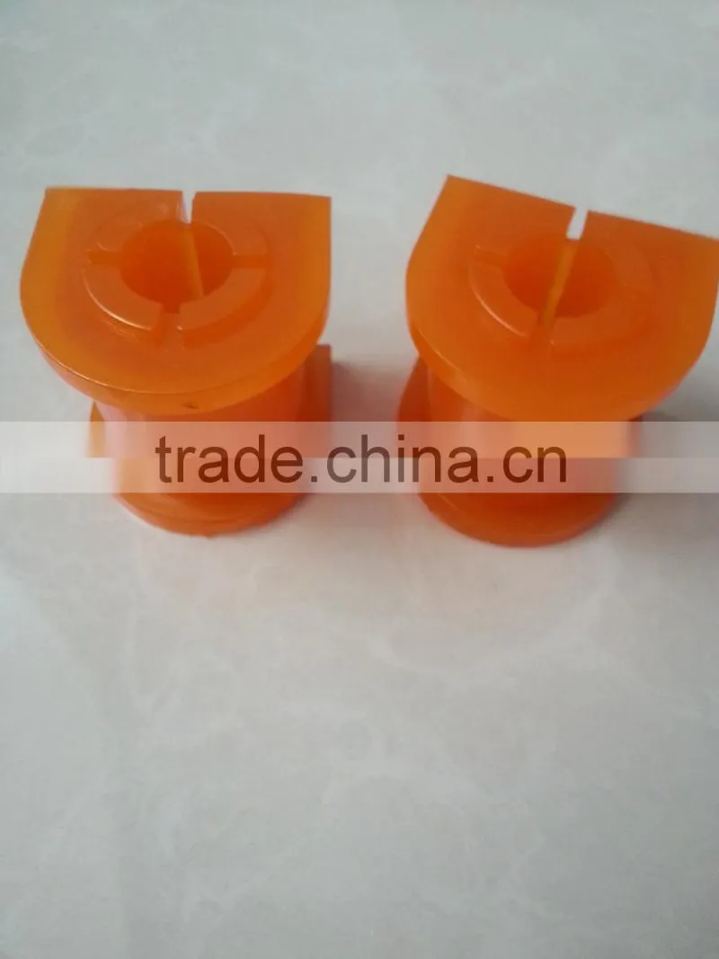 Red silicone rubber insulator bushing/ polyurethane pads