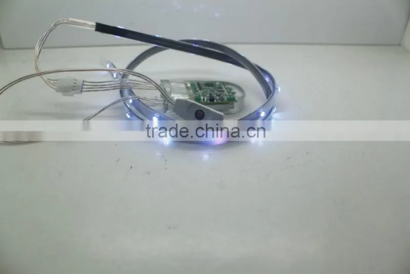 high power led shoes strip with on/off switch and battery