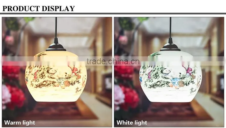Jingdezhen decorative lighting fixtures pendant led lights home