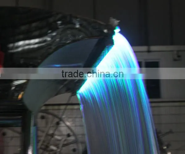 LED water curtain garden waterfalls outdoor for decoration