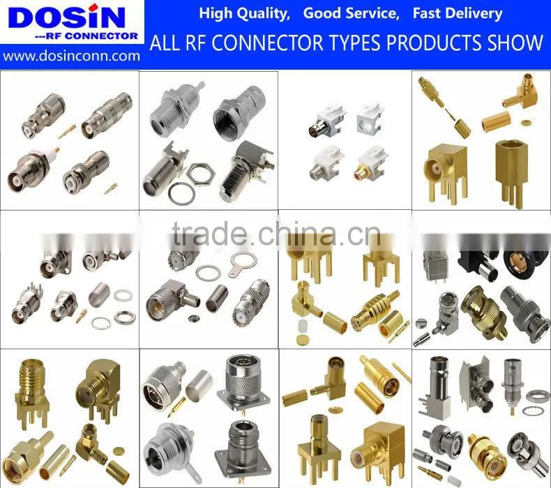 DOSIN-801-0293 BNC jack connector for PCB mount