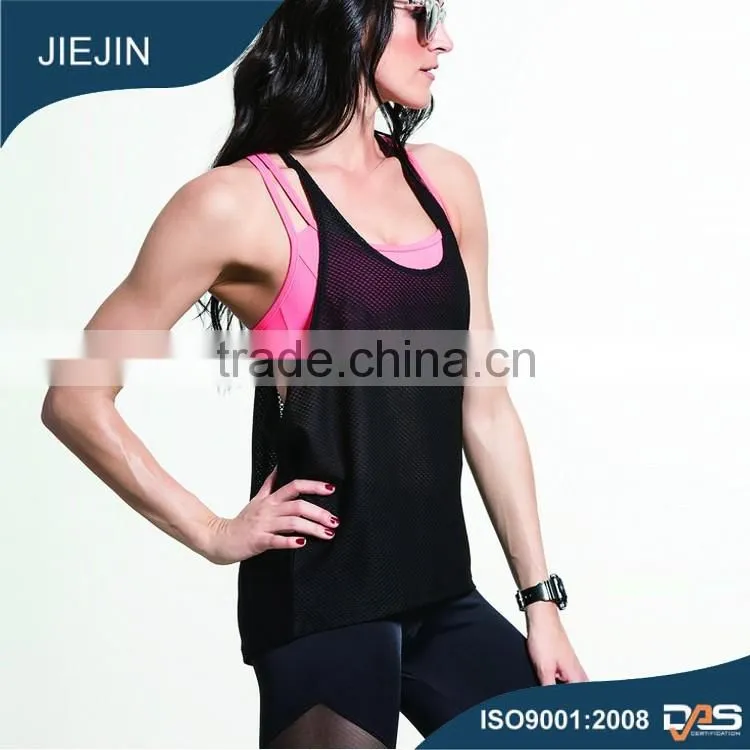 Fashion design women loose tank top,workout tank top, sports sleeveless tank top