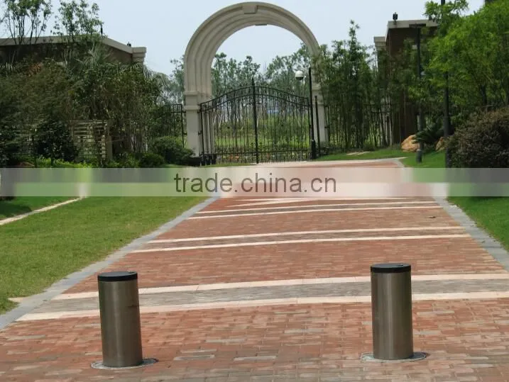 Black and Yellow Semiautomatic Road Barrier