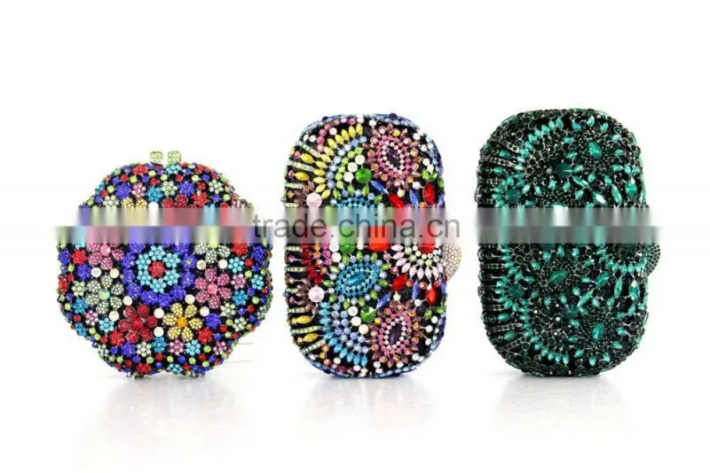 Fashion Lady rhinestone crystal clutch bag/magazine clutch bag/acrylic purse display