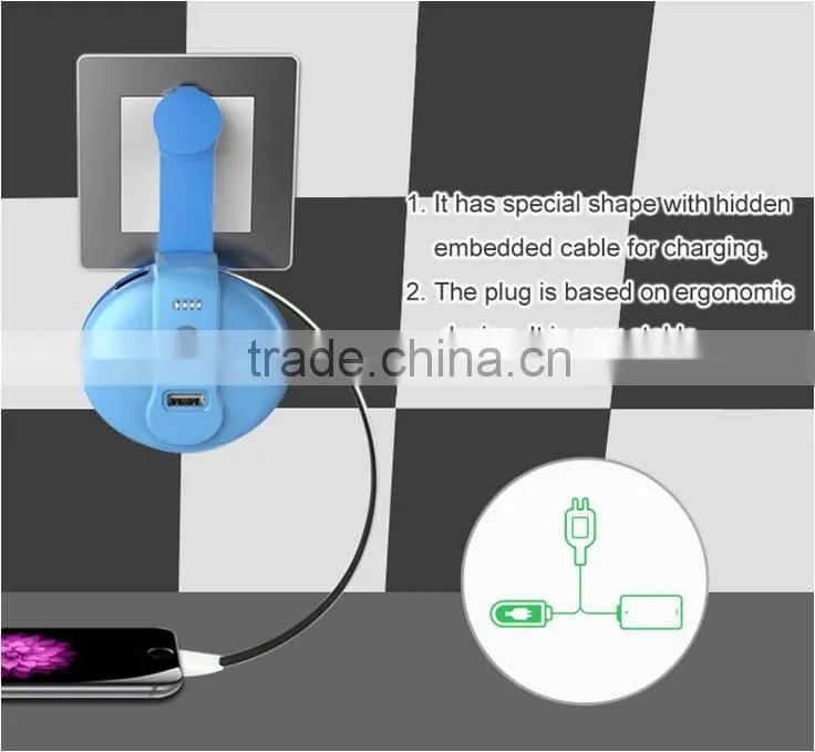 NEW!!cute Mr charger power bank 2600mAh back up charger battery can use to gift