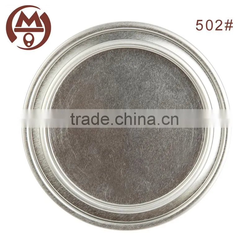 126.5mm 502# tinplate can RCD / penny lever lid with foil can cover wholesale