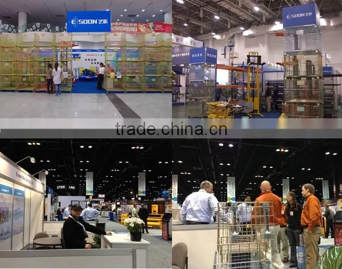 Customized supermarket Safe basket Metal rolling cage