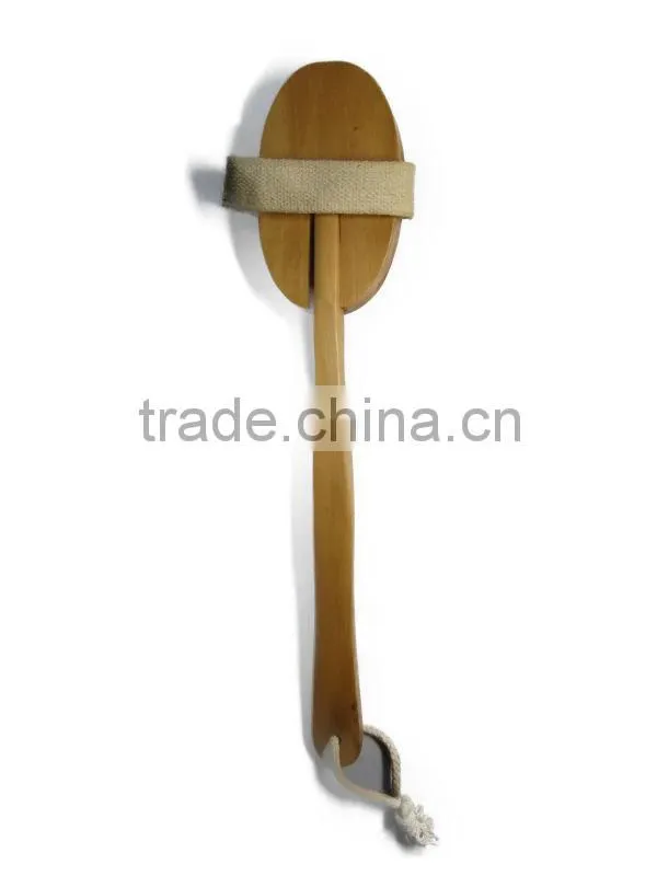 Long handle wooden massager