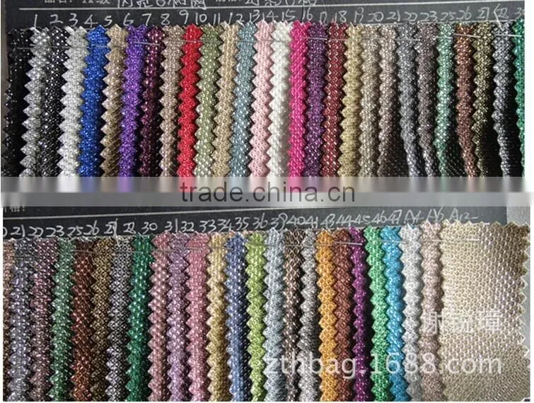 hot sale high quality elegant rhinestone and pleat PVC party bags