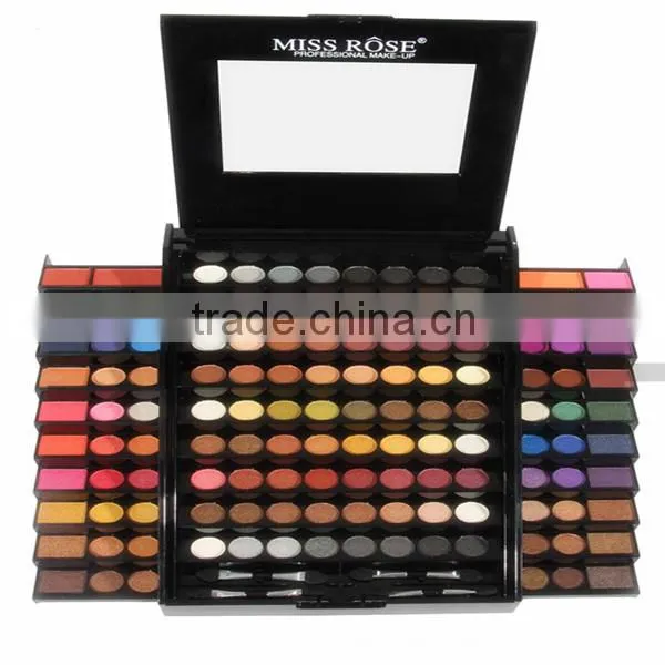 MISS ROSE 132 colors comestic makeup eyeshadow EyeShadows palatte miss rose makeup kit