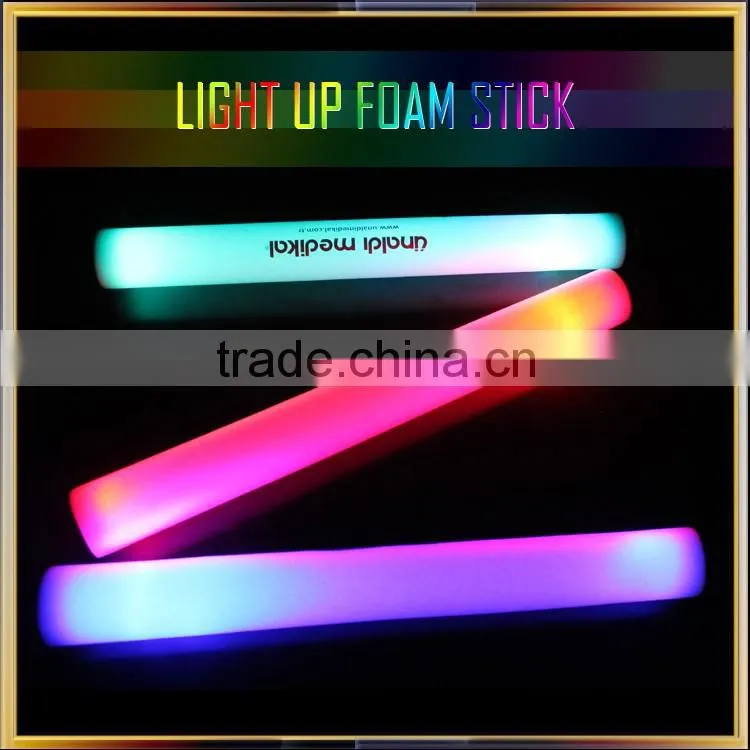 Light up LED Flashing foam Stick, KED foam golw baton