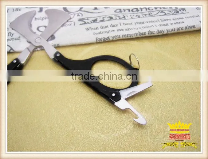 Double stainless steel cigar scissors