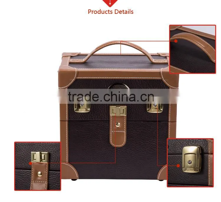 European Style Princess Beauty Hard Shell EVA Material Combination Lock Case For Cosmetic & Jewelry Case