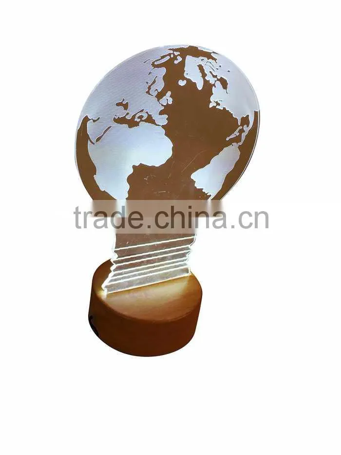 3D Night Light LED Lamp For Kids Bedroom decoration