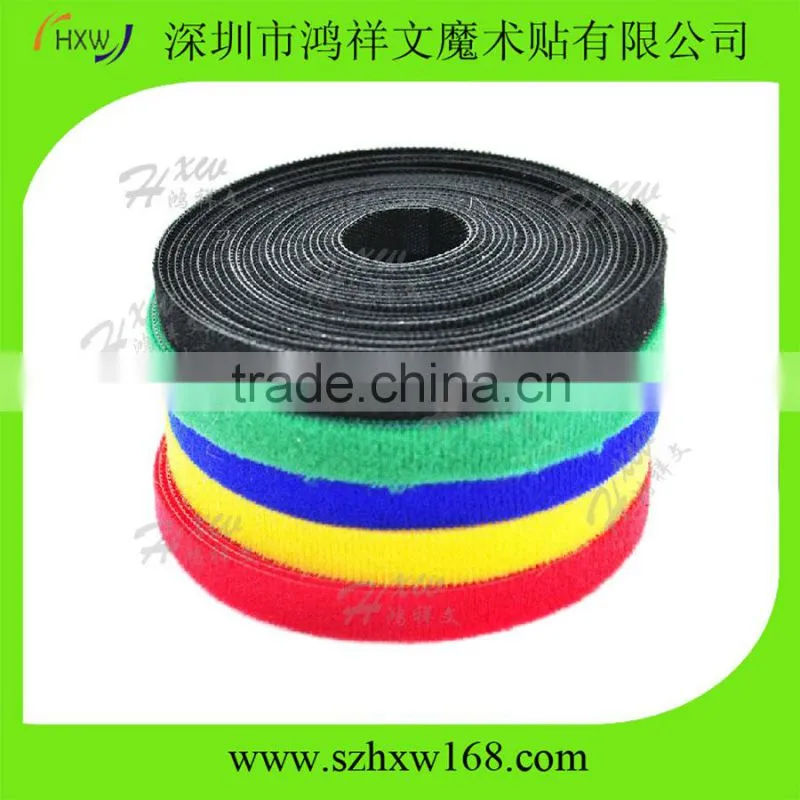 self-gripping micro Cable Ties Roll double-side hook and loop tape
