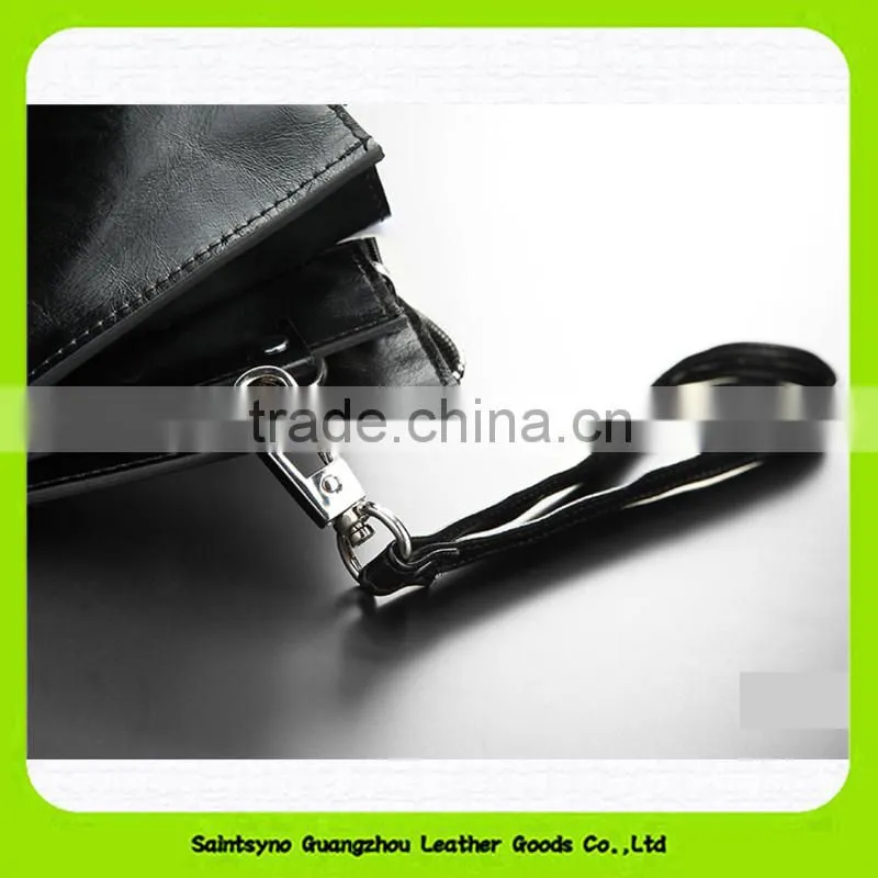 15714 Brand RFID wallet real leather RFID blocking travel wallet men
