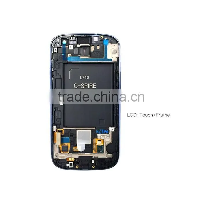 Wholesale head up display for Samsung s3 display with touch screen digitzer and frame