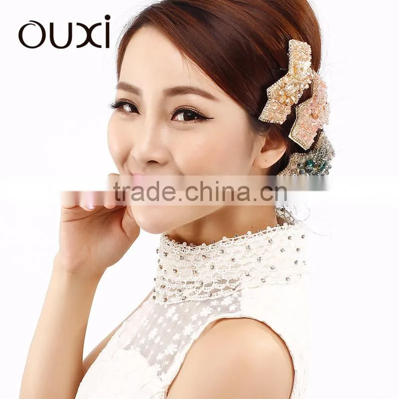 2014 fashionable handmade crystal hairpin 90017