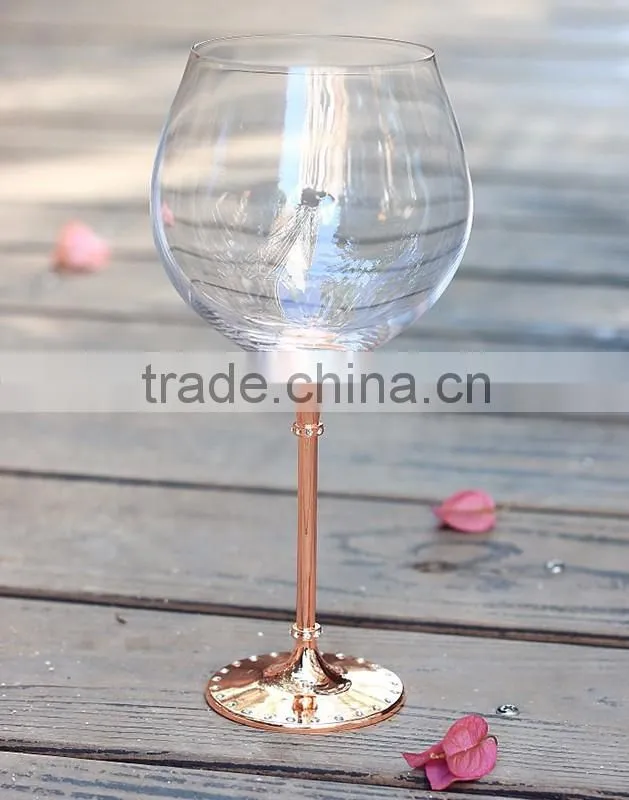 2016 hot sales new design clear crystal 680ml brandy glass/ whisky for hotel, restaurant, home