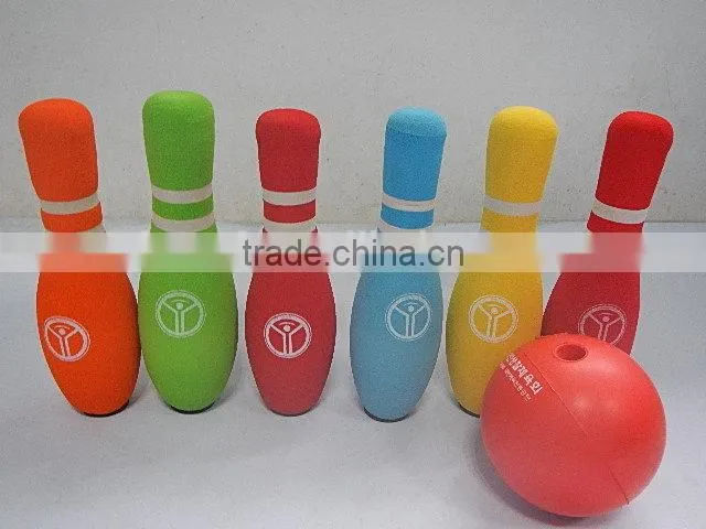 Fun mini plastic children bowling set