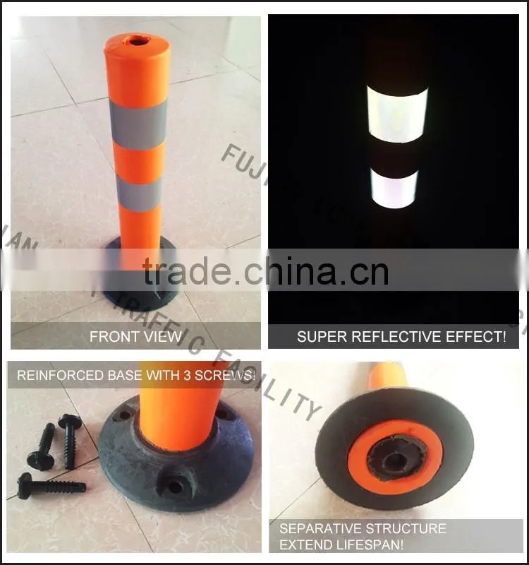20" EVA reflective warning post for road safety