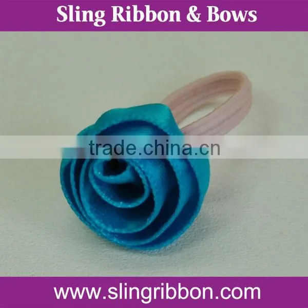 Small Ribbon Bow With Elastic Loop For Perfume Bottle