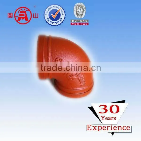 Quality guarantee grooved elbow coupling for PVC pipe