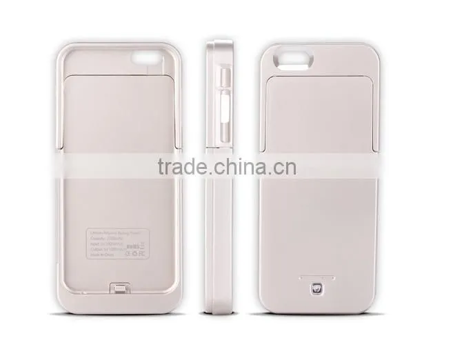 External Battery Case Lithium Ion Battery Phone Power Bank Charge Case 3200mah for rechargeable battery for iPhone 6