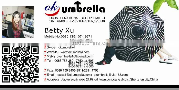 China Factory Wholesale Fashion Pvc Transparent Umbrella