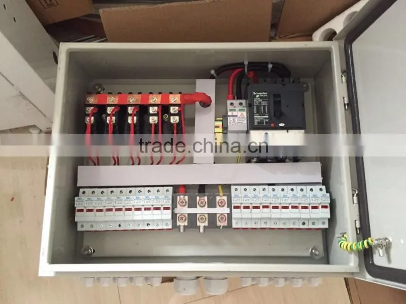 9/10/12 way solar input Solar Array Junction Box for no battery system