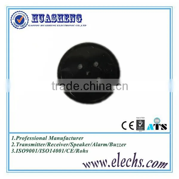China 1 inch 150ohm black round telecommunication transmitter