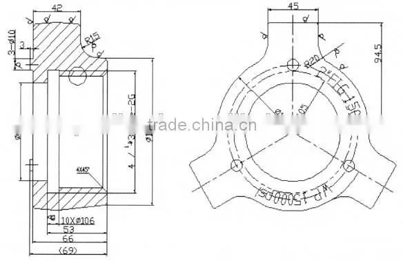 figure 1502 Hammer Union pipe fittings/drilling rig parts