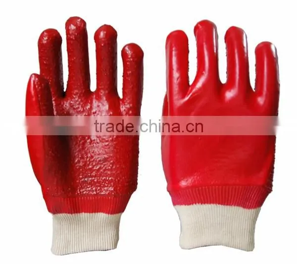 High quality Heavy Duty Terry Toweling Liner Pvc Glove