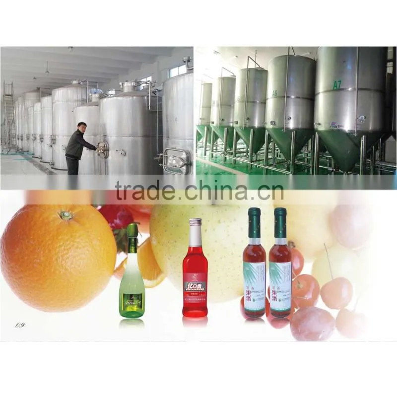 Large brewery winery fermentation tanks