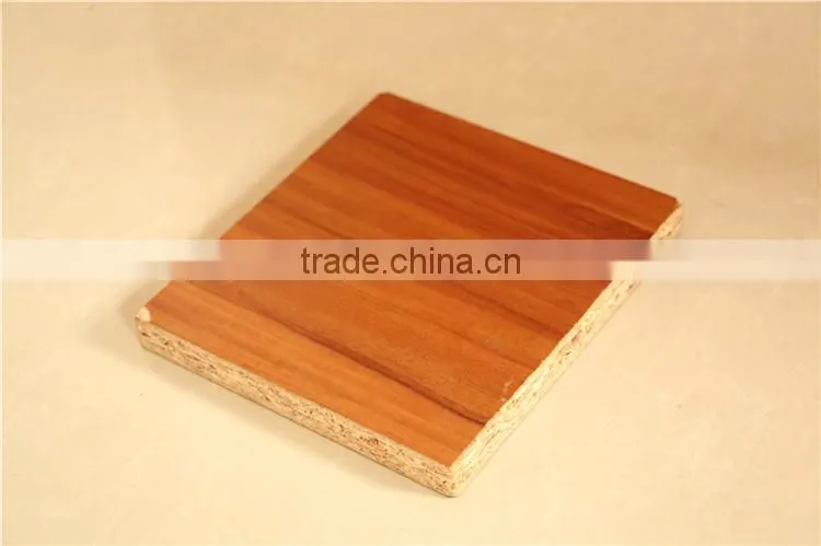 melamine faced high density beech color melamine particle board