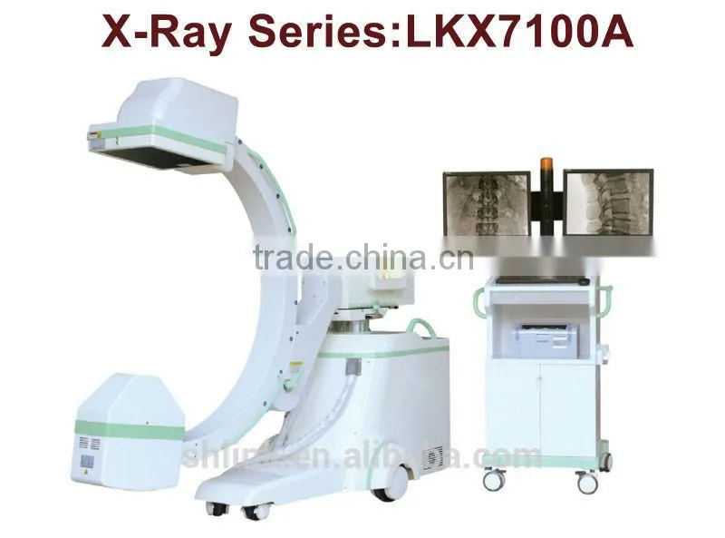 Flat panel detector Mobile c arm fluoroscopy machine LKX7100A