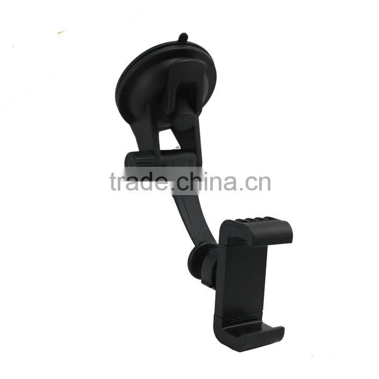 universal car mount Mobile Holder, Black and Long handle Phone stand, Adjustable Grips, Suit for all smart phone