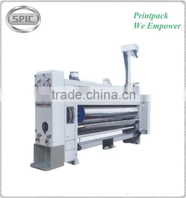 Automatic printing slotting machine for corrugated carton