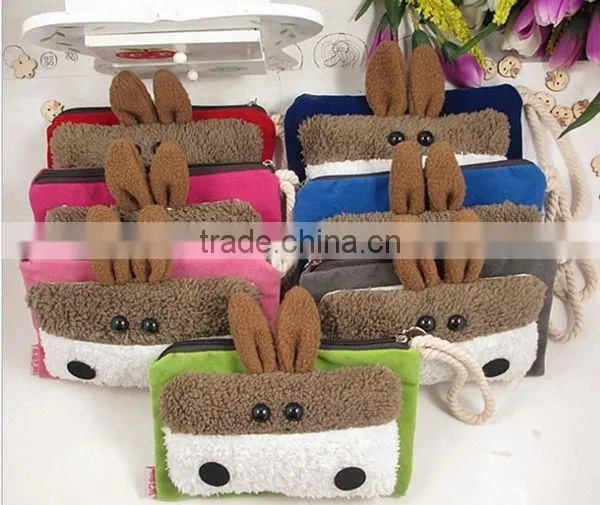 2014 Fashion Lovely Animal Silk Woman Coin Wallet Wholesale ZTCW-0004