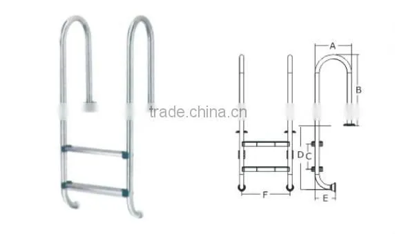 HOT selling 304 swimming pool stainless steel pool ladder