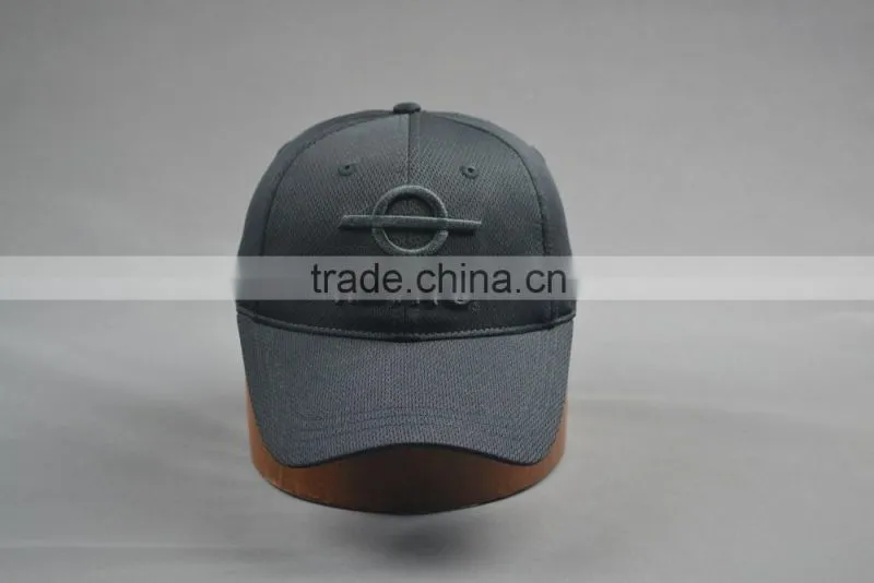 Black Sports caps Diamond mesh PE sports caps