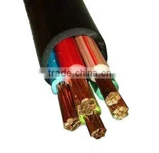 5 cores copper xlpe insulated pvc coated electrical power cable 5x25mm2