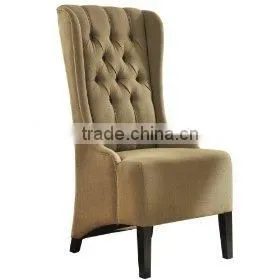 brown upholsteryed queen antique king throne chair TC2010
