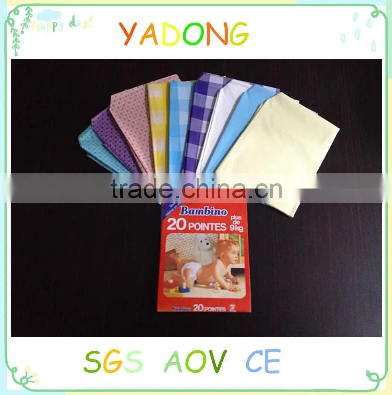 Seaflower Plastic/PVC/PEVA Disposable Baby Diaper
