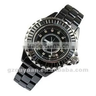 Fashion Wristwatch for women, white ceramic wristwatch