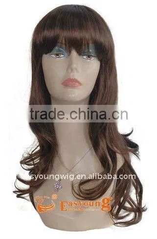 Wholesale wigs synthetic hair style, dark brown hair style