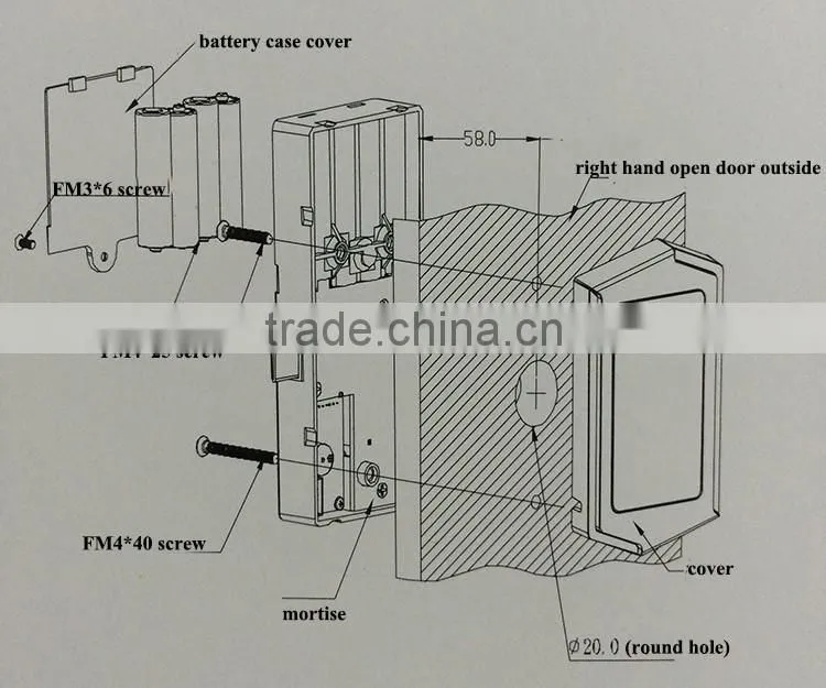 electronic cabinet lock
