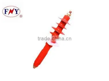 Composite polymer insulator transformer bushing