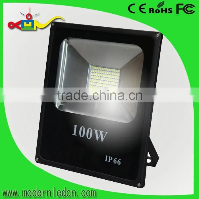 No Driver AC85-265V 100w smd led flood light 9000lm